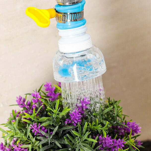 Kitchen Shower Splash Fan Faucet – Water-Saving Tap Nozzle with Clip (Random Color, Boxed)