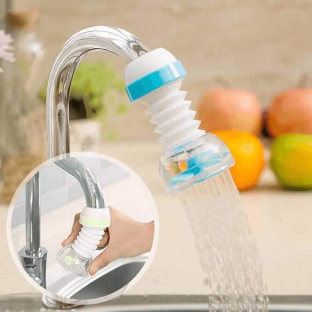 Kitchen Shower Splash Fan Faucet – Water-Saving Tap Nozzle with Clip (Random Color, Boxed)
