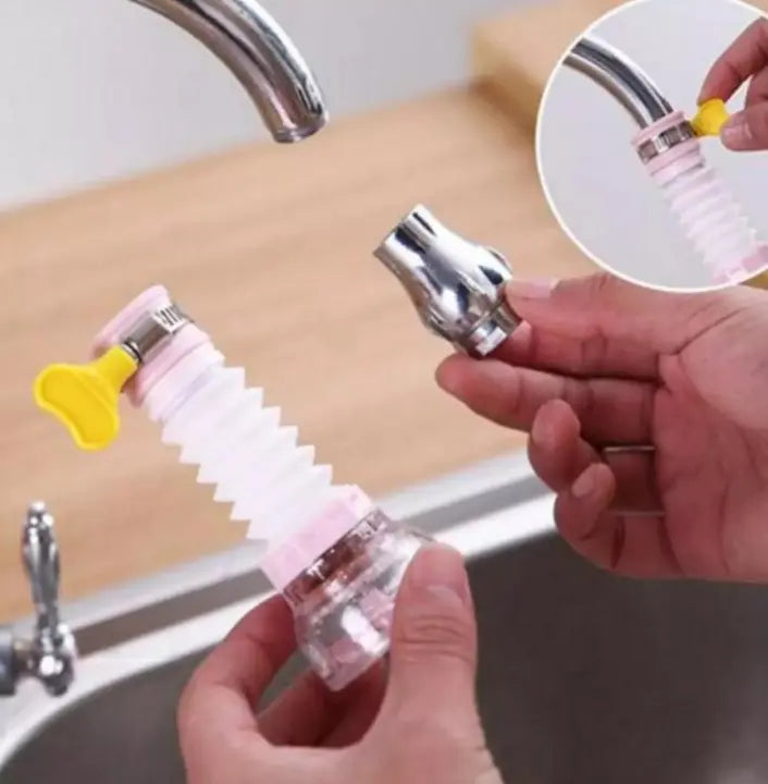 Kitchen Shower Splash Fan Faucet – Water-Saving Tap Nozzle with Clip (Random Color, Boxed)