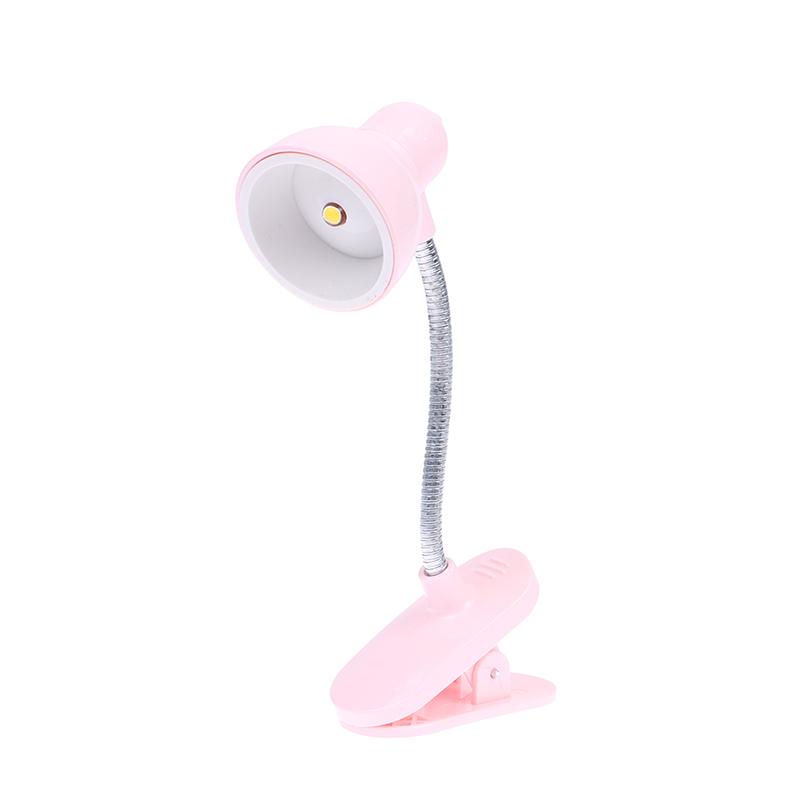 Mini LED Clamp Lamp – Portable USB Desk Light with Flexible Neck & Strong Clip (Random Color)