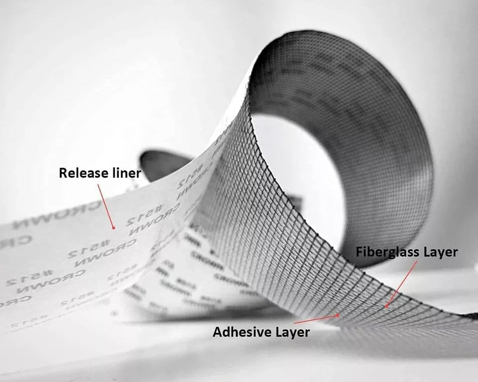 Mesh Roll Tape Window Screen Repair Patch – Self-Adhesive Anti-Insect Tape (2m)