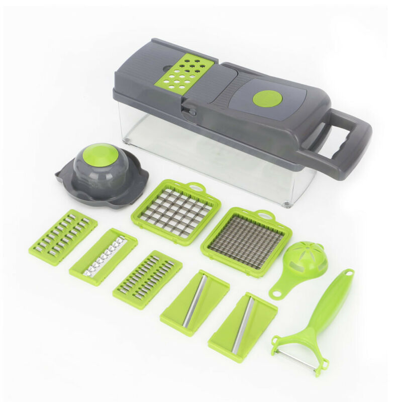 16 in 1 Multifunctional Vegetable Slicer & Chopper with Basket