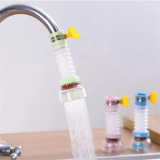 Kitchen Shower Splash Fan Faucet – Water-Saving Tap Nozzle with Clip (Random Color, Boxed)