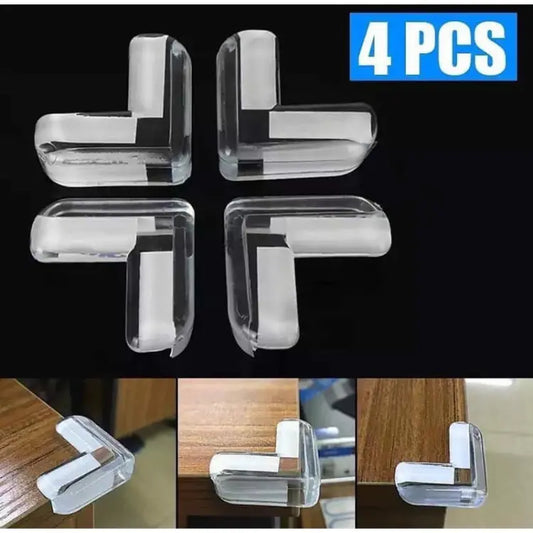 4Pcs Table Corner Protectors – Baby Safety Edge Guards for Furniture