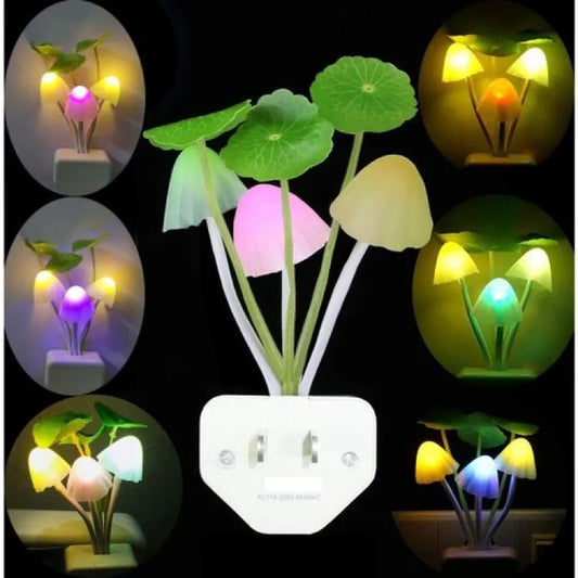 Mushroom LED Night Light – Soft Glow Lamp for Home Décor (Random Color)