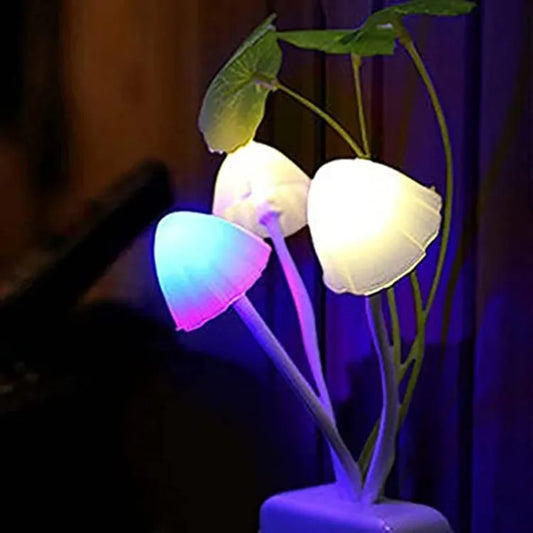 Mushroom LED Night Light – Soft Glow Lamp for Home Décor (Random Color)