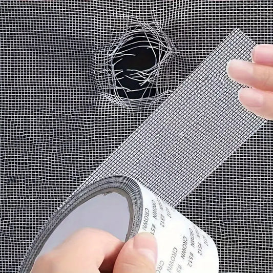 Mesh Roll Tape Window Screen Repair Patch – Self-Adhesive Anti-Insect Tape (2m)