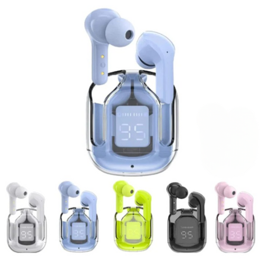 Air 31 Wireless Earbuds with Transparent Case – BT 5.3
