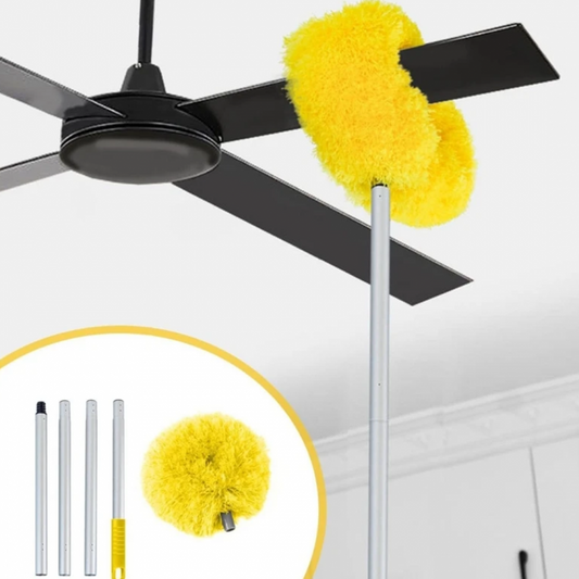 Ceiling Fan Duster – Foldable Rod Multi-Purpose Cleaning Brush