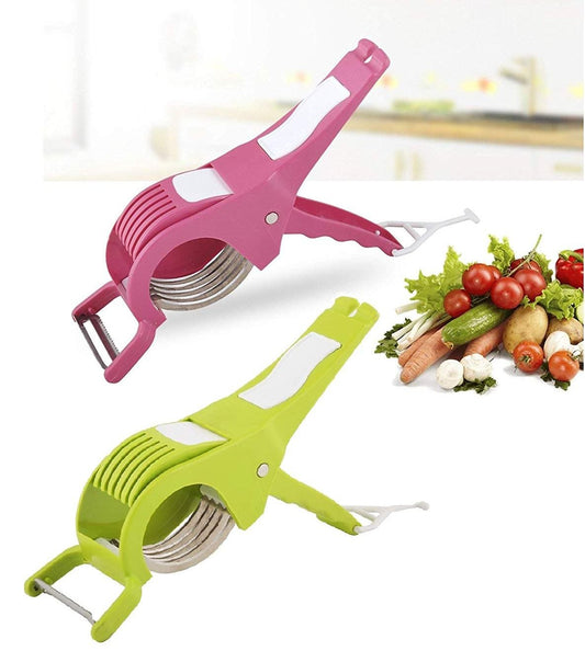 Multi Veg Cutter – 5 Blade Vegetable & Fruit Slicer