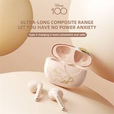 Disney 100 Anniversary Earbuds – QS-T1 Bluetooth 5.3 Wireless Headphones (Random Color)